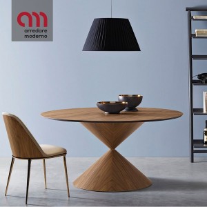 Clessidra Midj Mesa base de madera