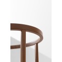 Nordica Billiani Silla de madera con reposabrazos