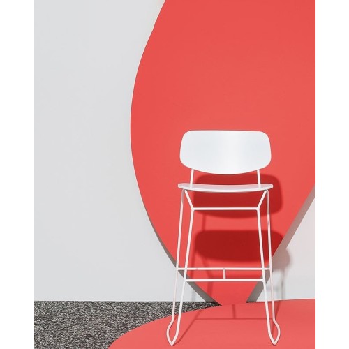 Doll Steel Billiani Taburete moderno