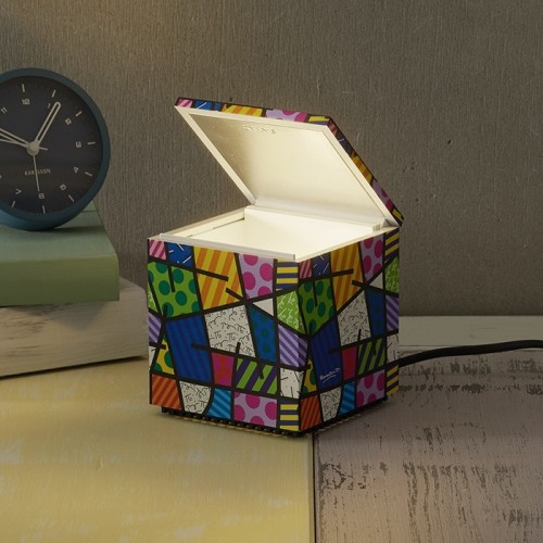 Cuboluce Britto Cini e Nils lámpara de mesa