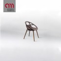 Lola Steel Wood Casprini Silla Con Reposabrazos