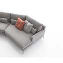 Edward Alivar Sofá angular con chaise longue