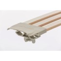 Flexymed Ergogreen Somier individual con soportes 3D