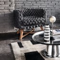 Gray 08 Gervasoni Pequeño sillón de salón moderno