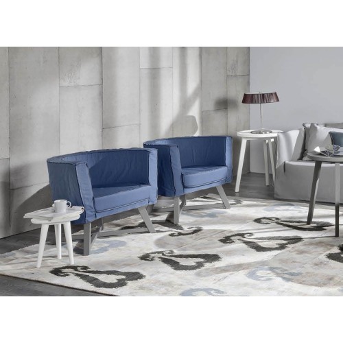Gray 08 Gervasoni Pequeño sillón de salón moderno