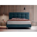 Cama doble con Almacenamiento Dennis Felis rembourré - Arredare Moderno