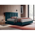 Cama doble con Almacenamiento Dennis Felis rembourré - Arredare Moderno