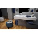 Kiub Hidra Ceramica Lavabo de baño con tablero refinado