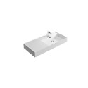 Kiub Hidra Ceramica Lavabo de baño con tablero refinado