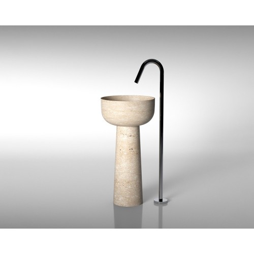 Sphere con colonna Hidra Ceramica Lavabo de baño refinado