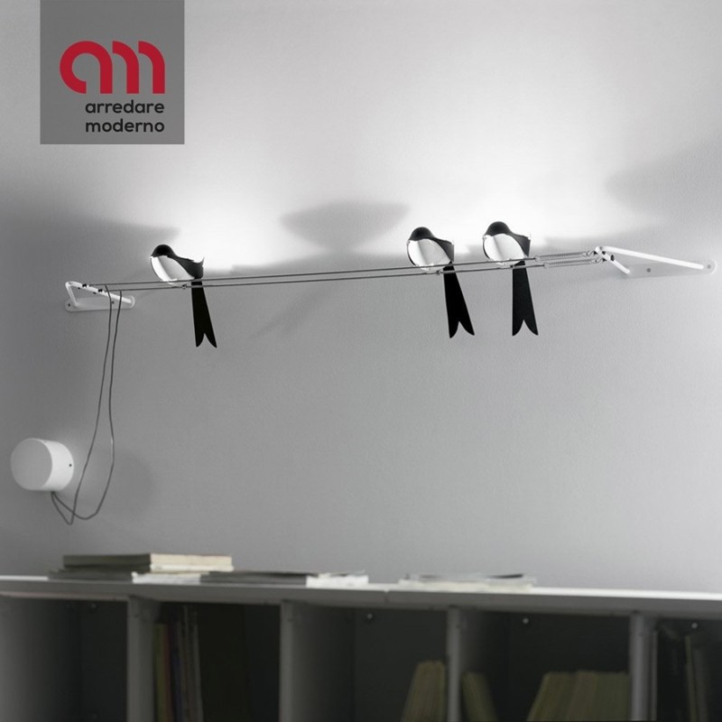 Le Rondini Martinelli Luce Lámpara de pared