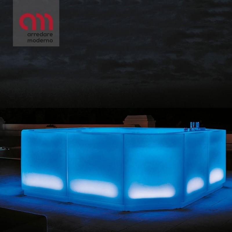 Nova Myyour Barra de bar iluminada