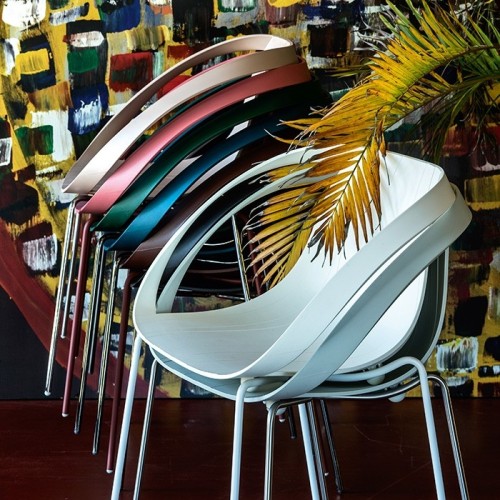 Impossible Wood Moroso silla con reposabrazos
