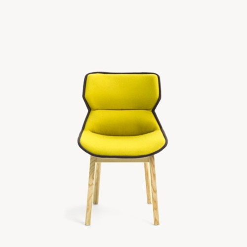 Silla Clarissa Moroso en cuero