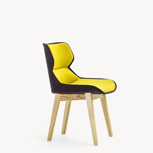 Silla Clarissa Moroso en cuero