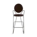 Double Zero Moroso Taburete con apoyabrazos de diseño moderno