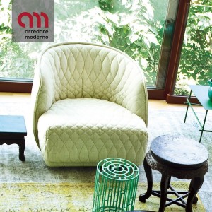 Redondo Moroso Sillón de tela