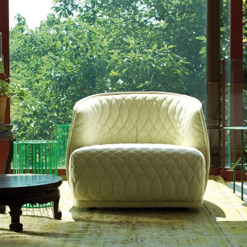 Redondo Moroso Sillón de tela