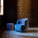 Redondo Moroso Sillón de tela
