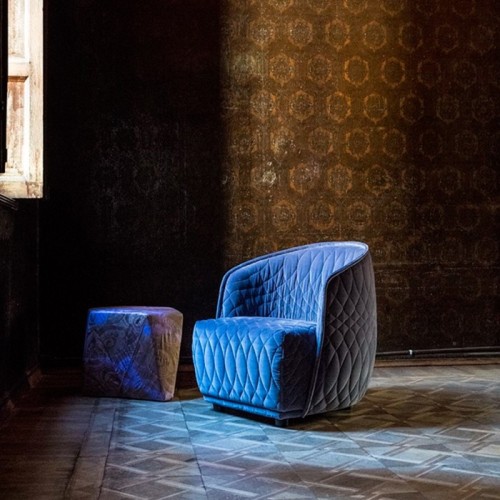 Redondo Moroso Sillón de tela