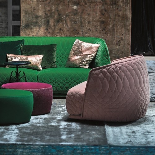 Redondo Moroso Sillón de tela