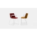 Aiku Soft MDF Italia Silla De Trineo Con Reposabrazos