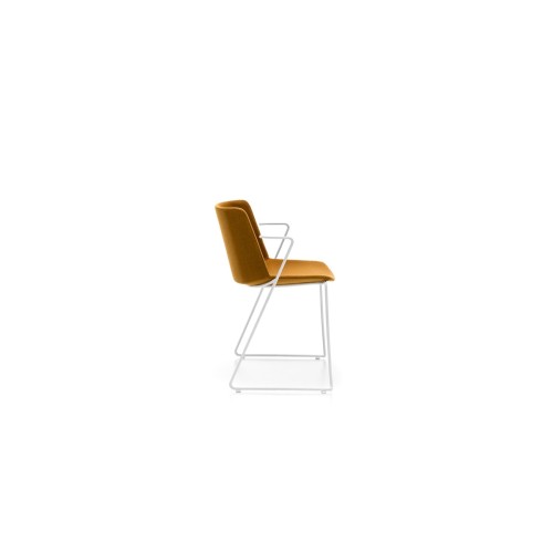 Aiku Soft MDF Italia Silla De Trineo Con Reposabrazos