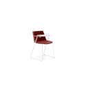 Aiku Soft MDF Italia Silla De Trineo Con Reposabrazos