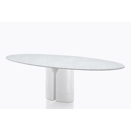 Mesa MDF Italia NVL Table lacado y de marmol