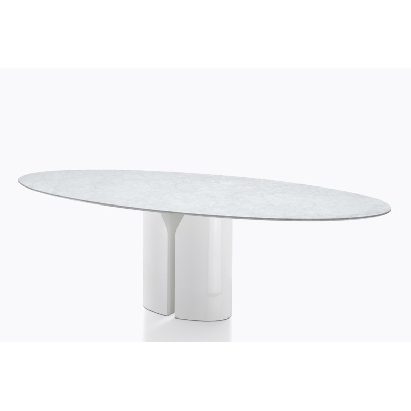 Mesa MDF Italia NVL Table lacado y de marmol