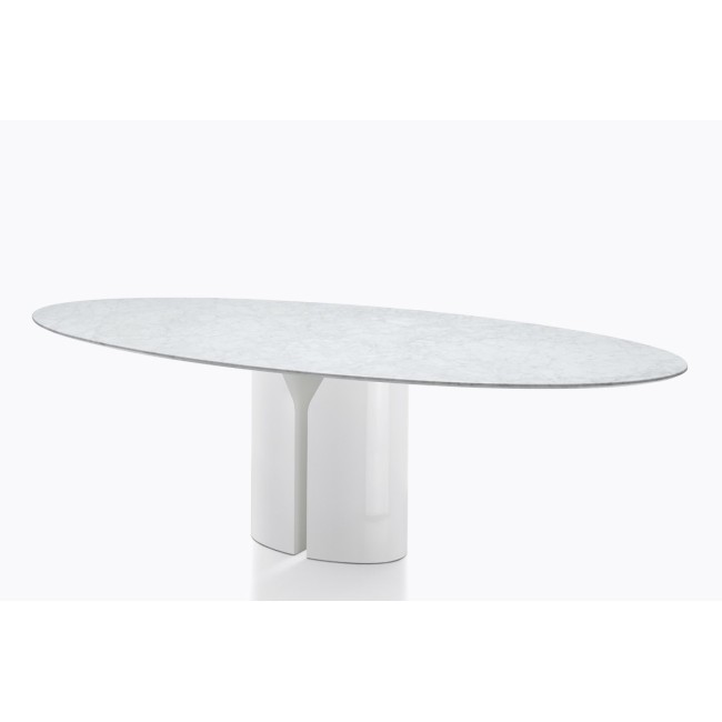 Mesa MDF Italia NVL Table lacado y de marmol