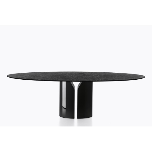 Mesa MDF Italia NVL Table lacado y de marmol