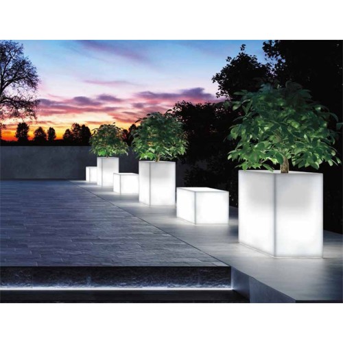 Jarrón Kube High luminoso Khilia