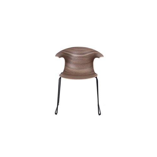 Loop 3D Infiniti Design Silla en acero y madera