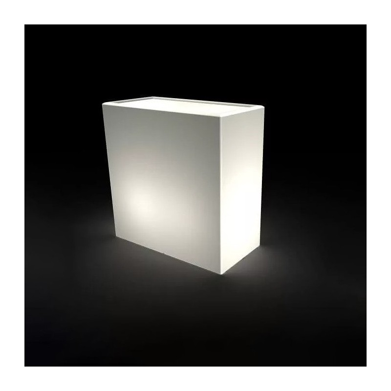 Ellenico Kloris Jarrón rectangular iluminable