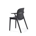Relief wooden legs with arms Infiniti Design Silla