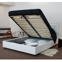 Cama doble Ityhome Antea con cabecero acolchado - Arredare Moderno