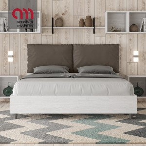 Cama doble Ityhome Egos con cojín Antea - Arredare Moderno