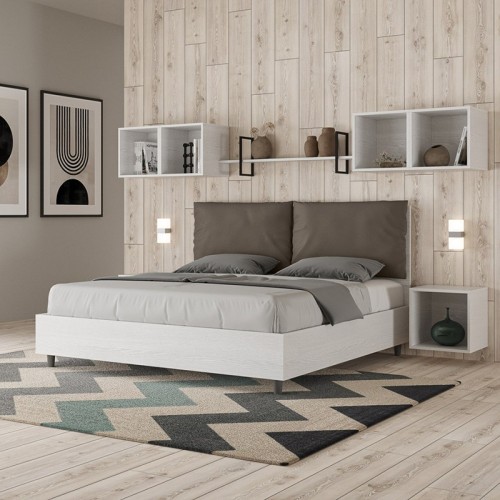 Cama doble Ityhome Egos con cojín Antea - Arredare Moderno