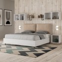 Cama doble Ityhome Egos con cojín Antea - Arredare Moderno
