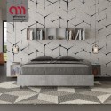 Cama doble Ityhome Nuamo con cabecero bajo - Arredare Moderno