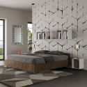 Cama doble Ityhome Nuamo con cabecero bajo - Arredare Moderno