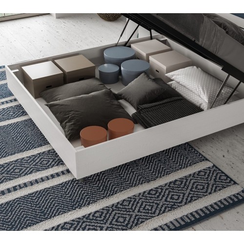 Cama doble Ityhome Nuamo con cabecero bajo - Arredare Moderno