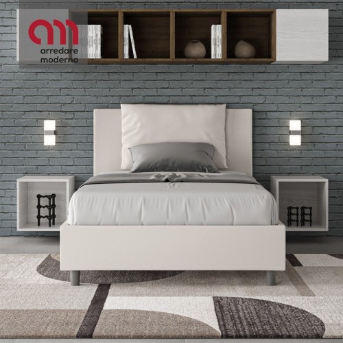 Ityhome Antea cama una plaza y media contenedor - Arredare Moderno