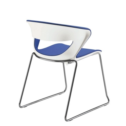 Kicca Kastel Silla de trineo de oficina empilable