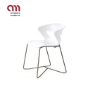 Kicca Kastel Silla de trineo de oficina non empilable