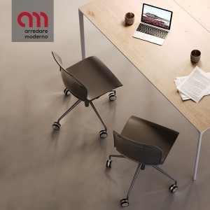 Kalea Kastel Silla de oficina giratoria con ruedas