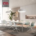 Kalea Kastel Silla de oficina giratoria con reposabrazos y ruedas