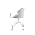 Kalea Kastel Silla de oficina giratoria con reposabrazos y ruedas