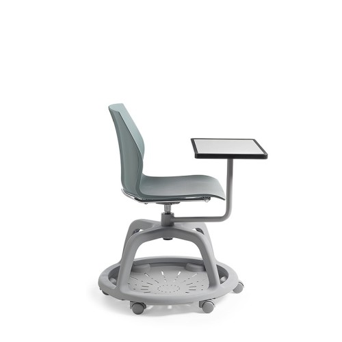 Kalea Kastel Silla de oficina con tablet y ruedas